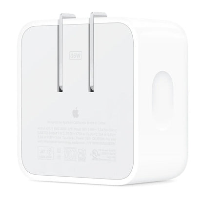 Adaptador de corriente de 35 W con dos puertos USB-C